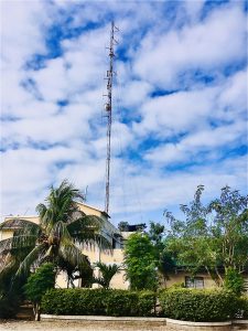 Radio antenna in Haiti