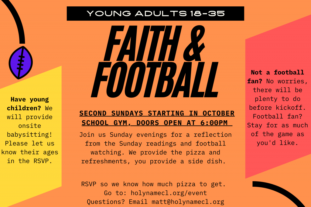 Faith and football (event date past)