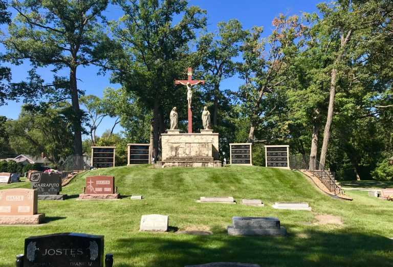 Picture of the Holy Name cemetery